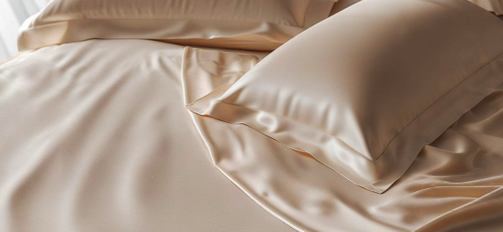 מצעי במבוק יוקרתיים בצבע זהב 