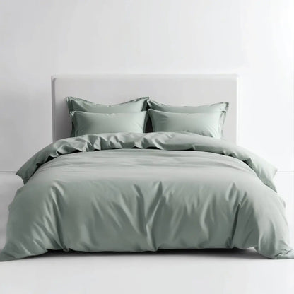 מצעים 100% כותנה סאטן בצבע ירוק מרווה