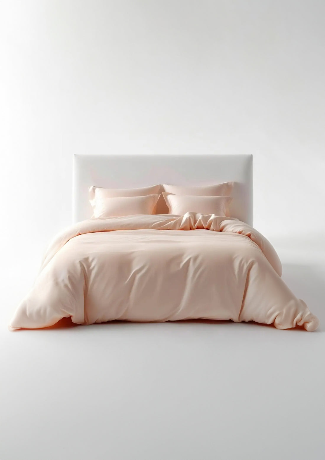 מצעים 100% כותנה סאטן בצבע אפרסק