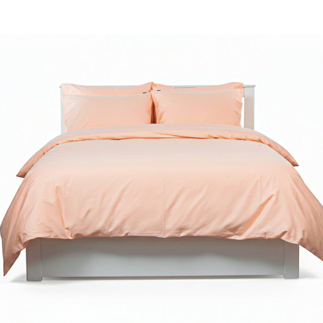 מצעים 100% כותנה סאטן בצבע אפרסק