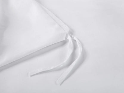 מצעי במבוק סאטן בצבע לבן מושלם