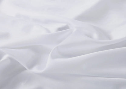 מצעי במבוק סאטן בצבע לבן מושלם