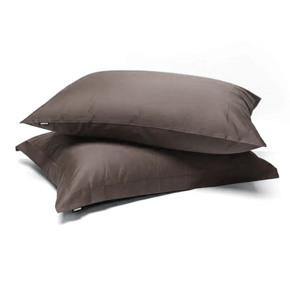 מצעים 100% כותנה סאטן בצבע קציפת קקאו