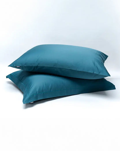 מצעים 100% כותנה סאטן בצבע טורקיז עמוק