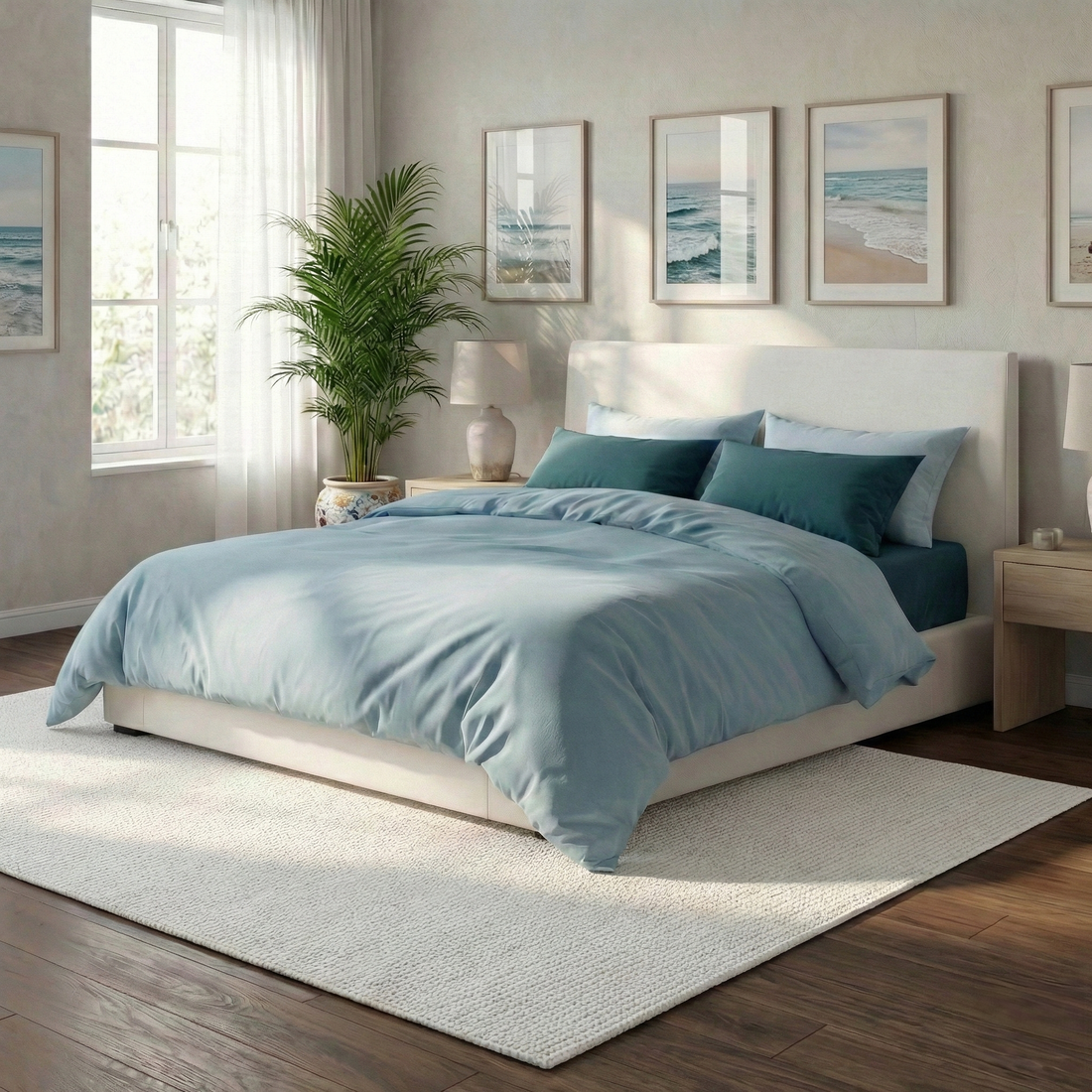 ריף - סט מצעים זוגי משולב