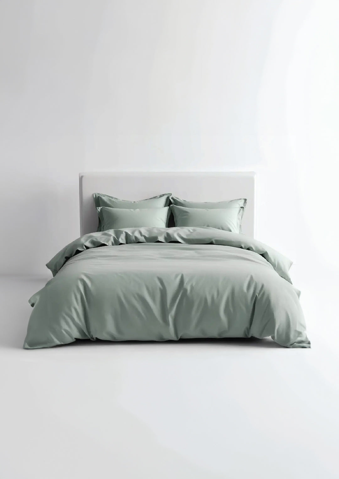 מצעים 100% כותנה סאטן בצבע ירוק מרווה