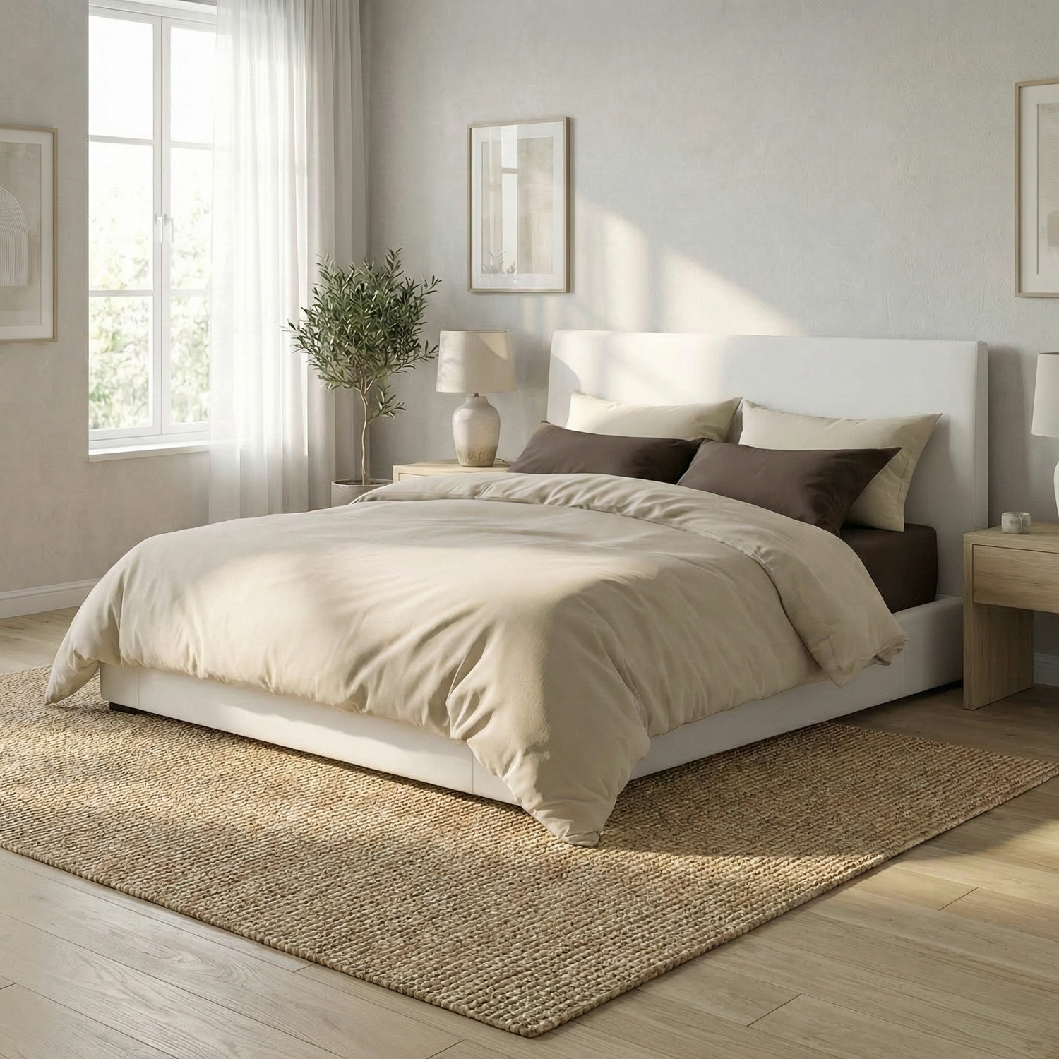 טירמיסו - סט מצעים זוגי משולב