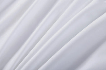 מצעי במבוק סאטן בצבע לבן מושלם