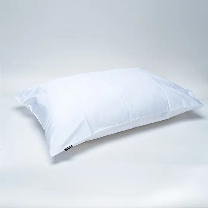 ציפיות לכרית בצבע לבן 100% כותנה סאטן מבית נינואה